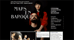 Desktop Screenshot of marsenbaroque.com