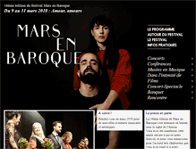 Tablet Screenshot of marsenbaroque.com